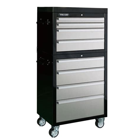 steel glide 8 drawer tool cabinet|stainless steel rolling tool cabinet.